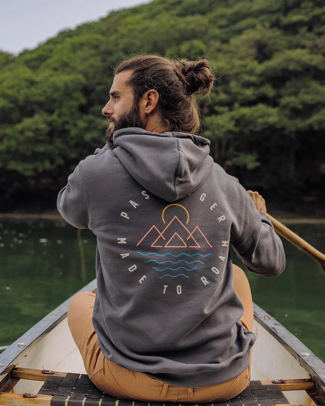 Escapism Regular Fit Hoodie - Faded Black